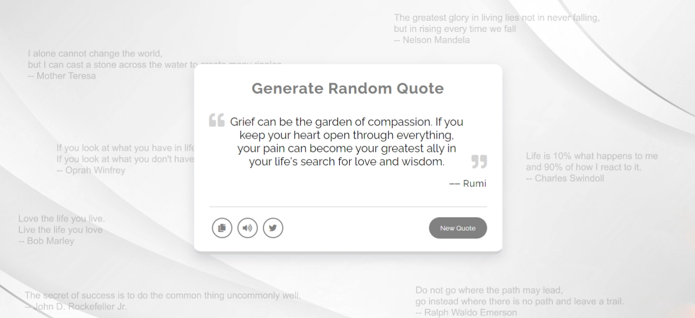 Random Quote Generator